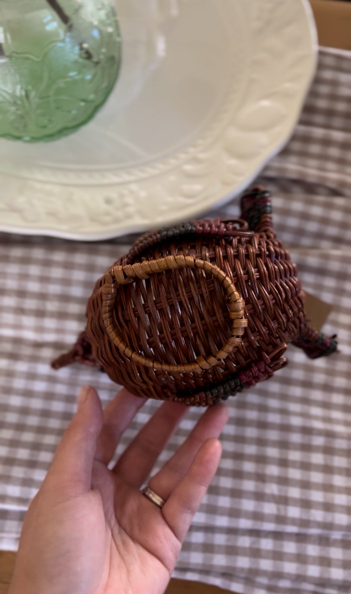 Small Wicker Turkey Basket