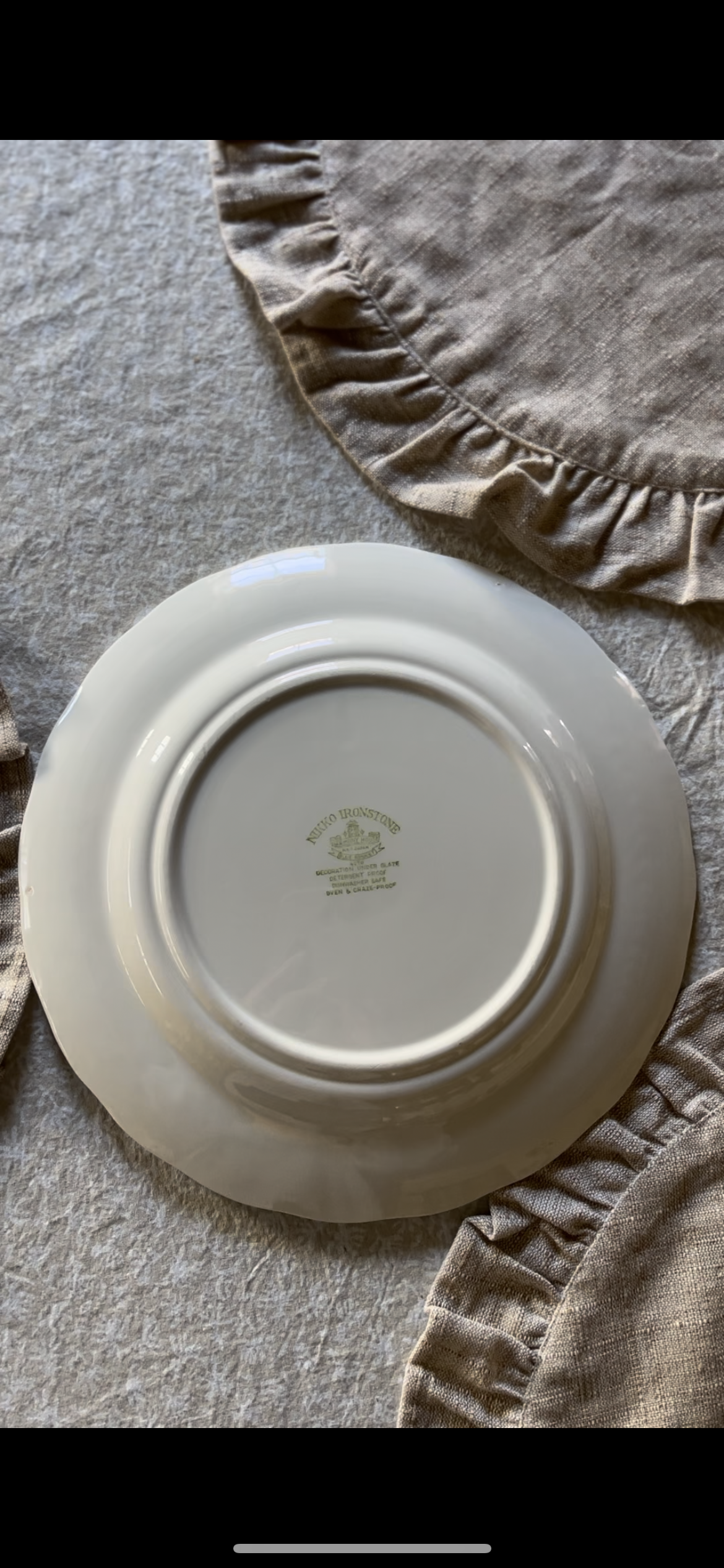 Blue Nordic Plates and Platters (sold separately)