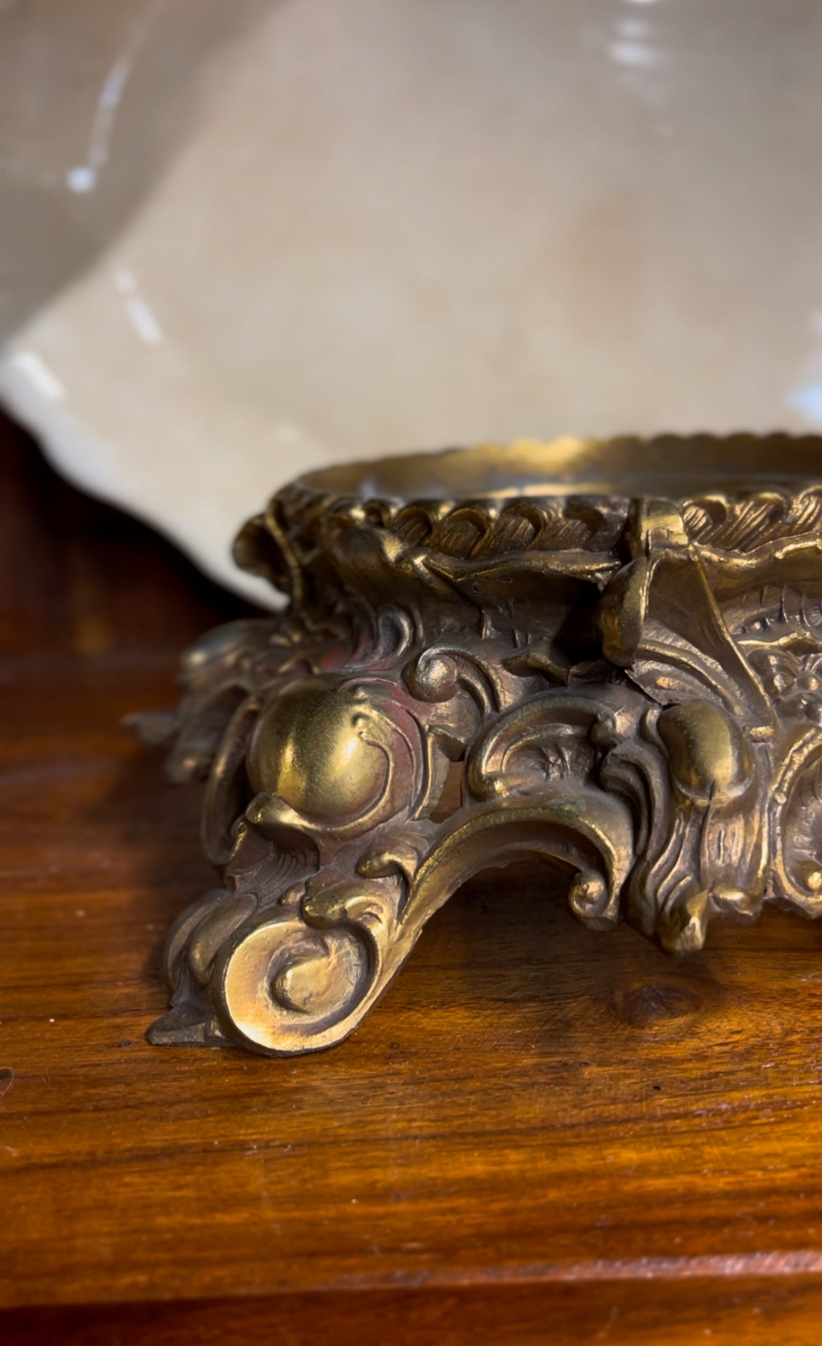 Ornate Punch Bowl Stand