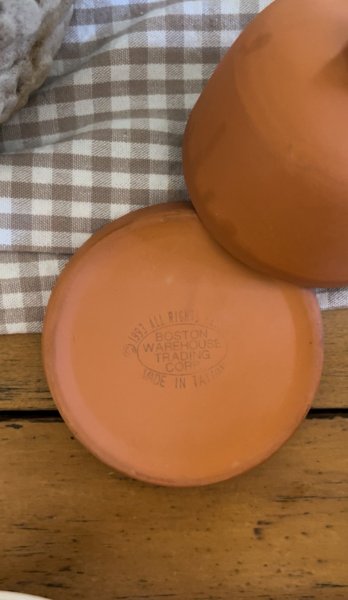 Terra Cotta Garlic Baker by Boston Warehouse Trading Corp.