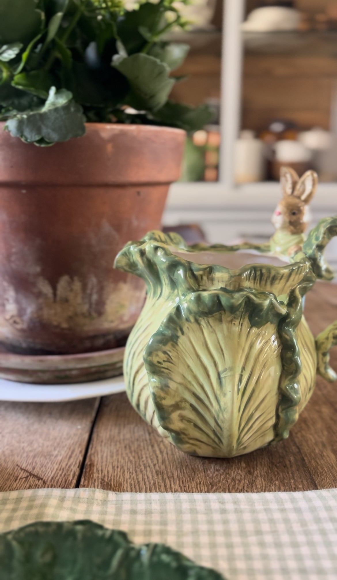 Cabbage Peter Rabbit Pitcher