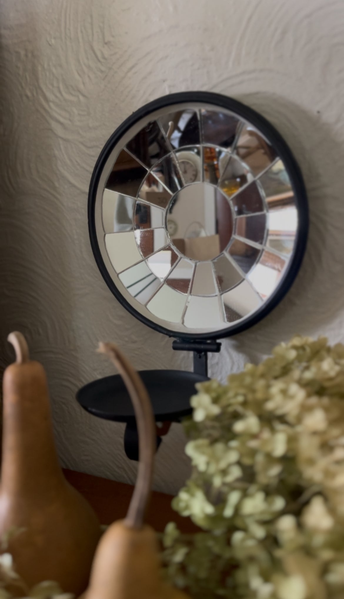 Mirror Back Wall Sconce