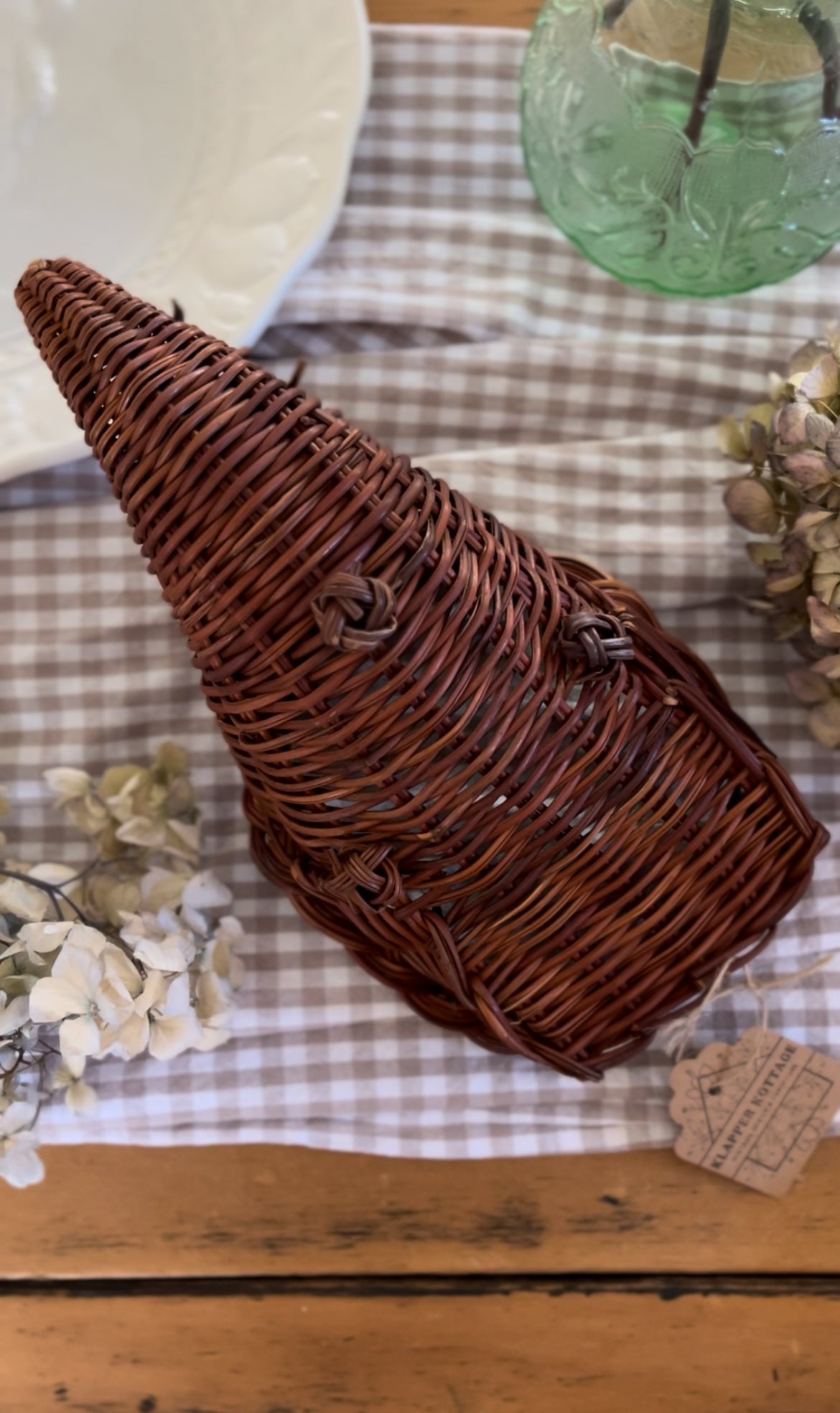 Wicker Cornucopia