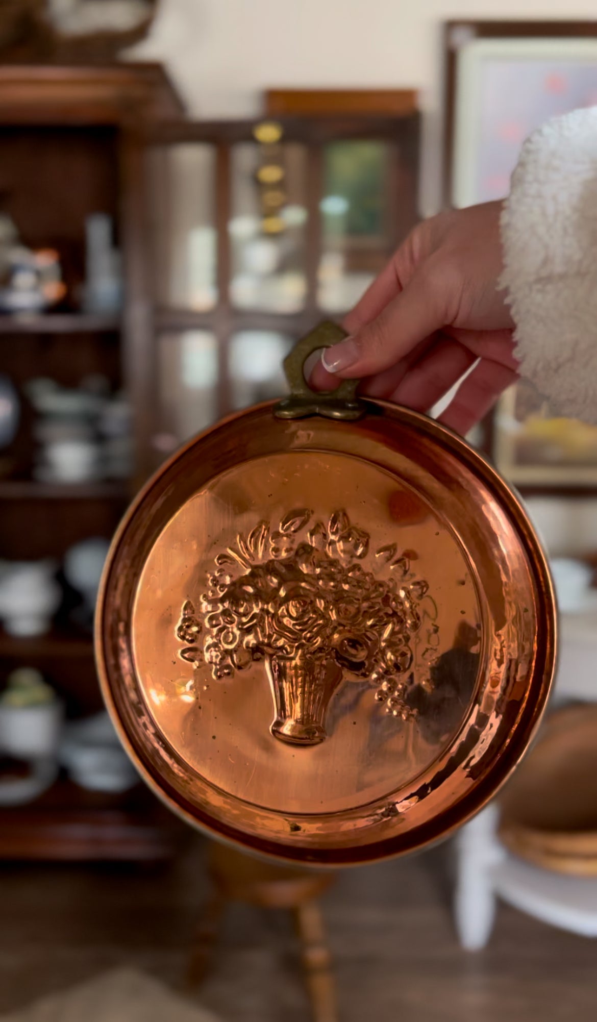 Set of 5 Vintage Copper Molds