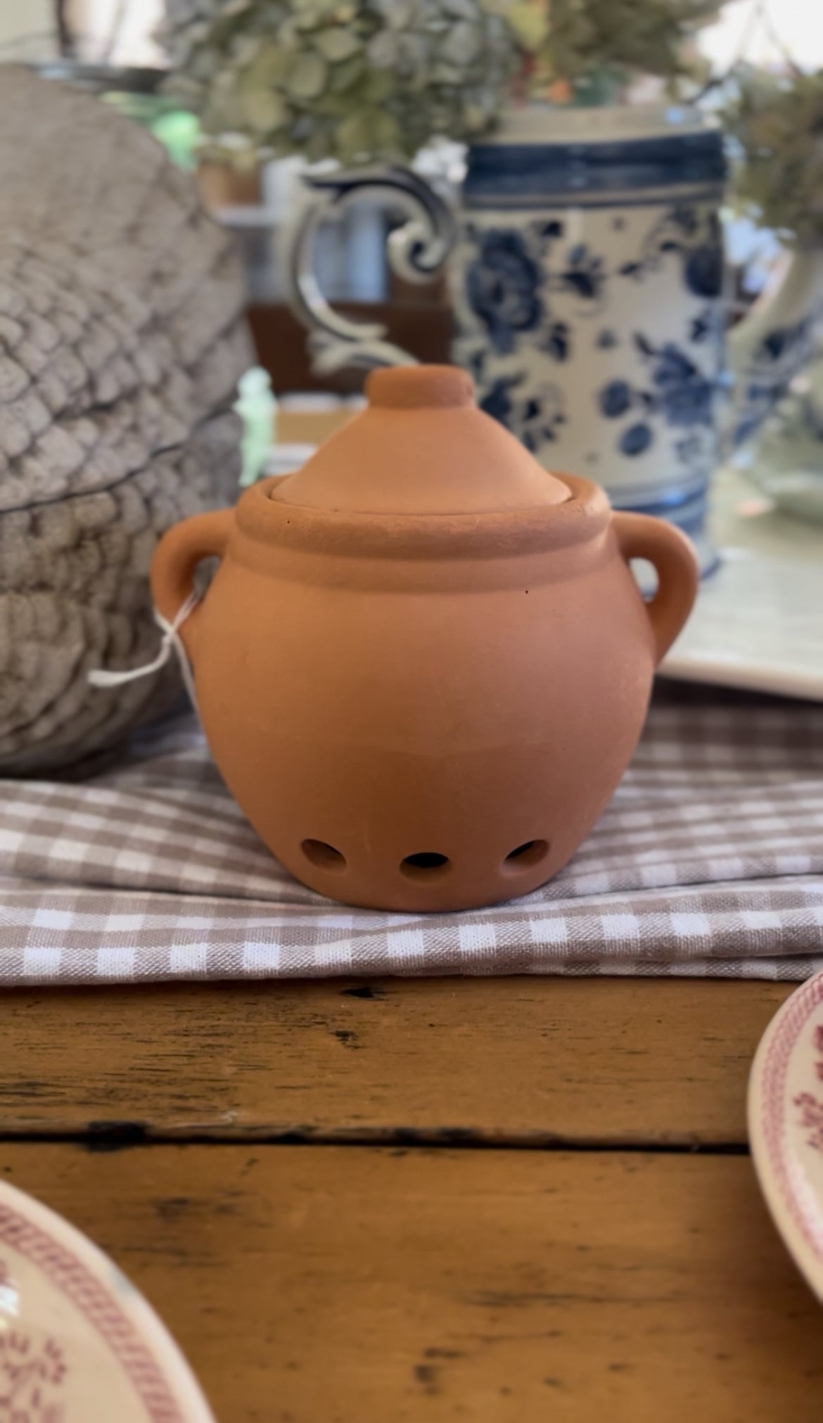 Terra Cotta Garlic Keeper