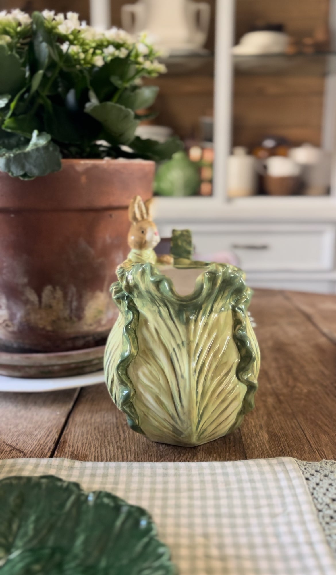 Cabbage Peter Rabbit Pitcher