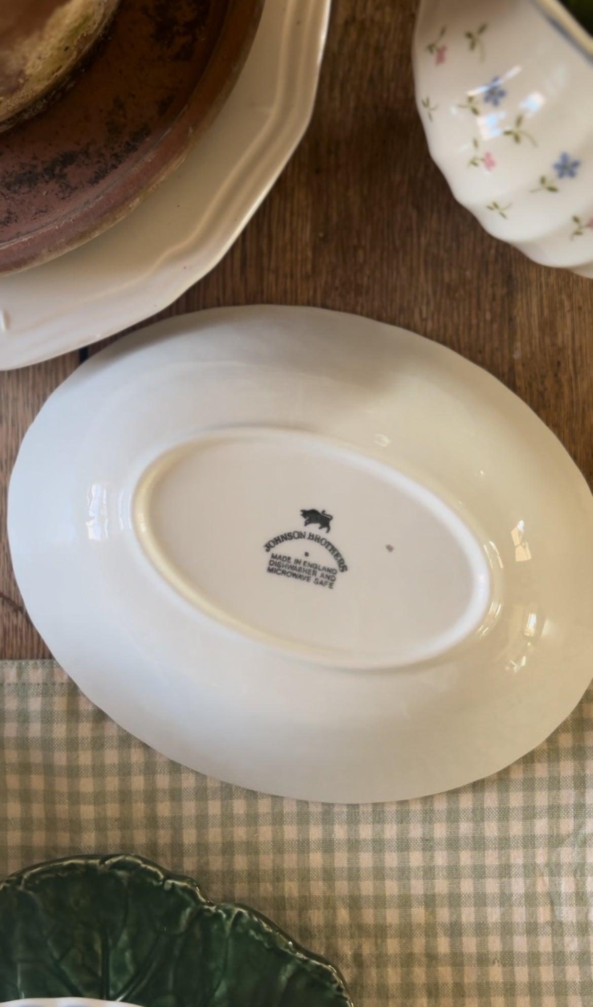 Melody Pattern Johnson Bros China made in England (plates, bowls, teacup, and pitcher sold separately)