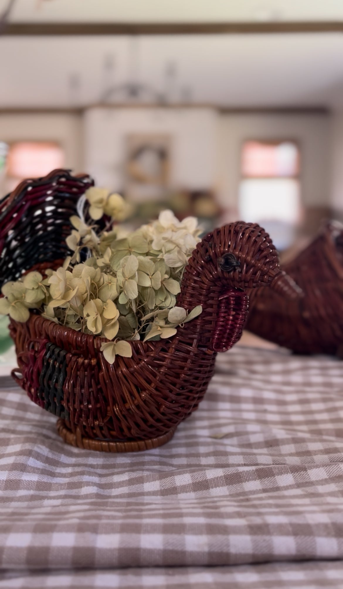 Small Wicker Turkey Basket