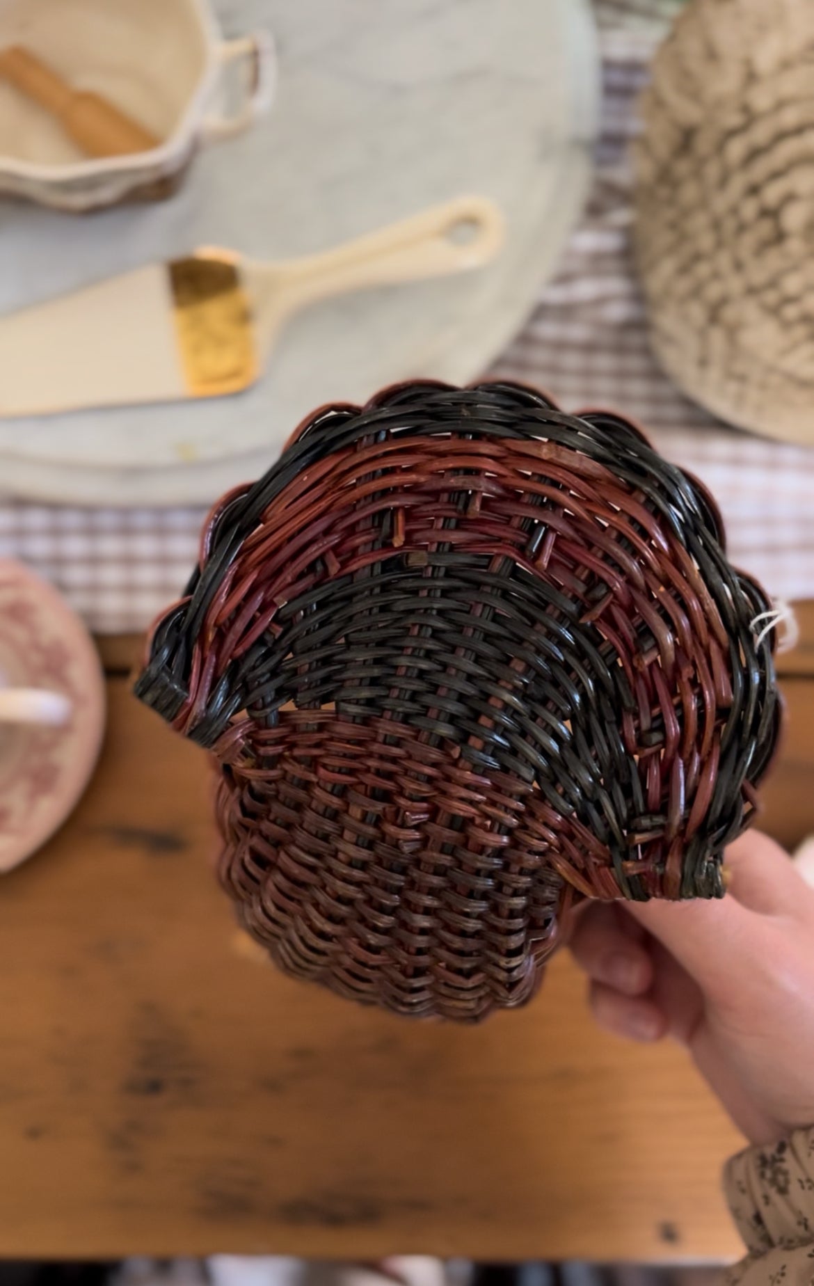 Wicker Turkey Basket