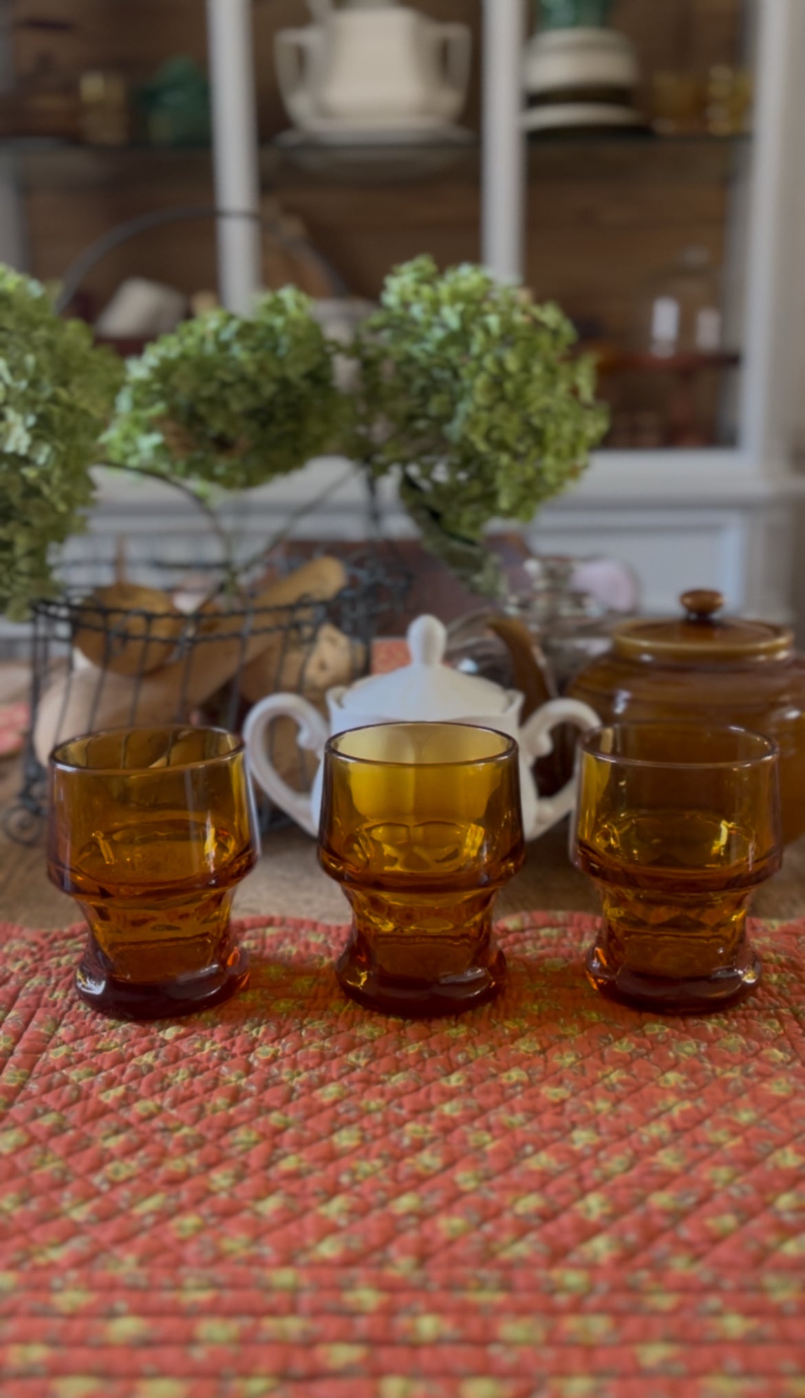 Amber Glassware (sold separately)