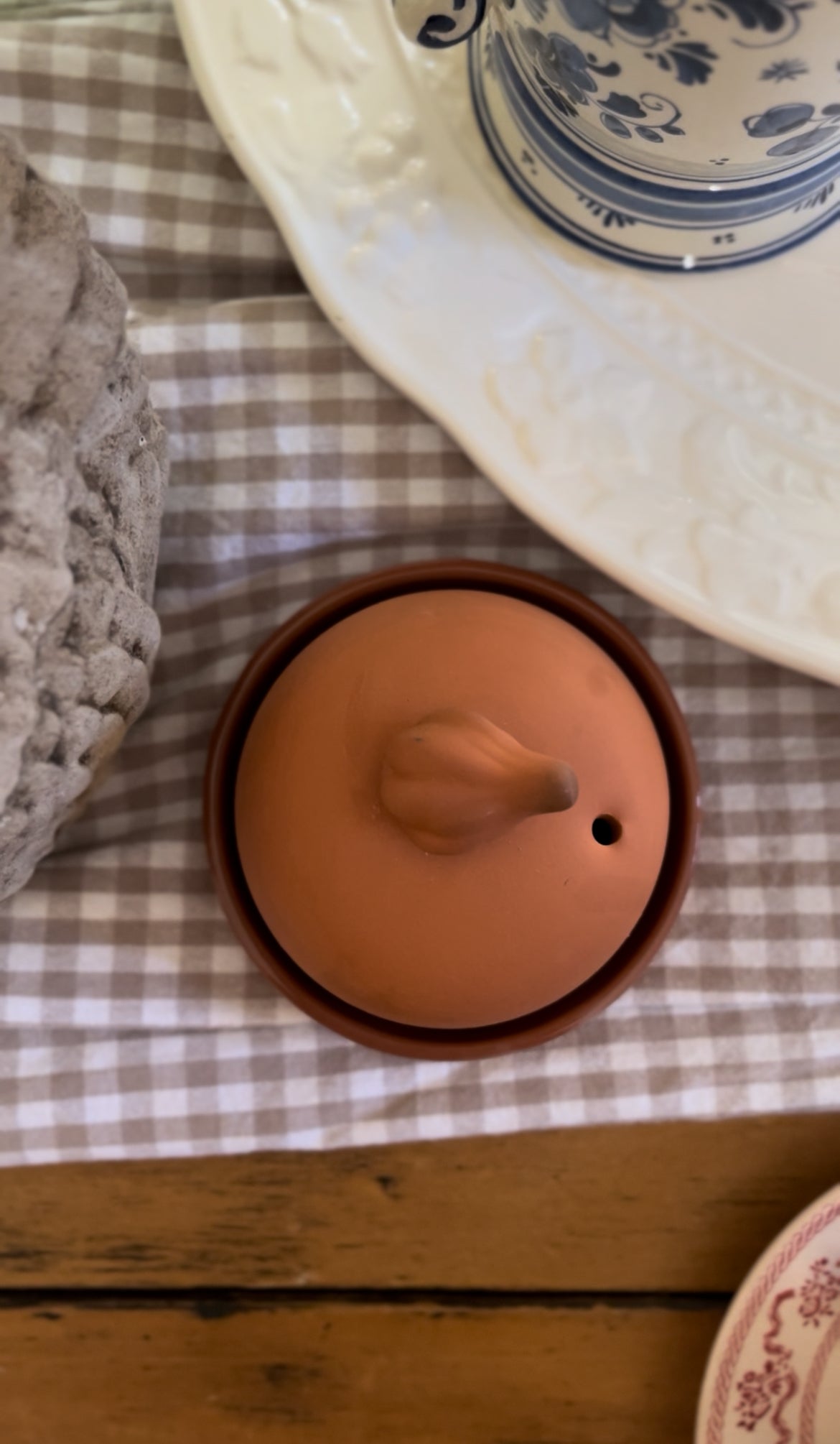 Terra Cotta Garlic Baker by Boston Warehouse Trading Corp.