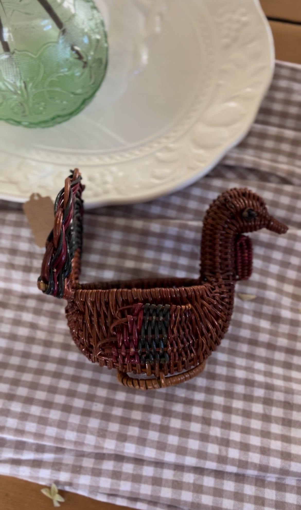 Small Wicker Turkey Basket