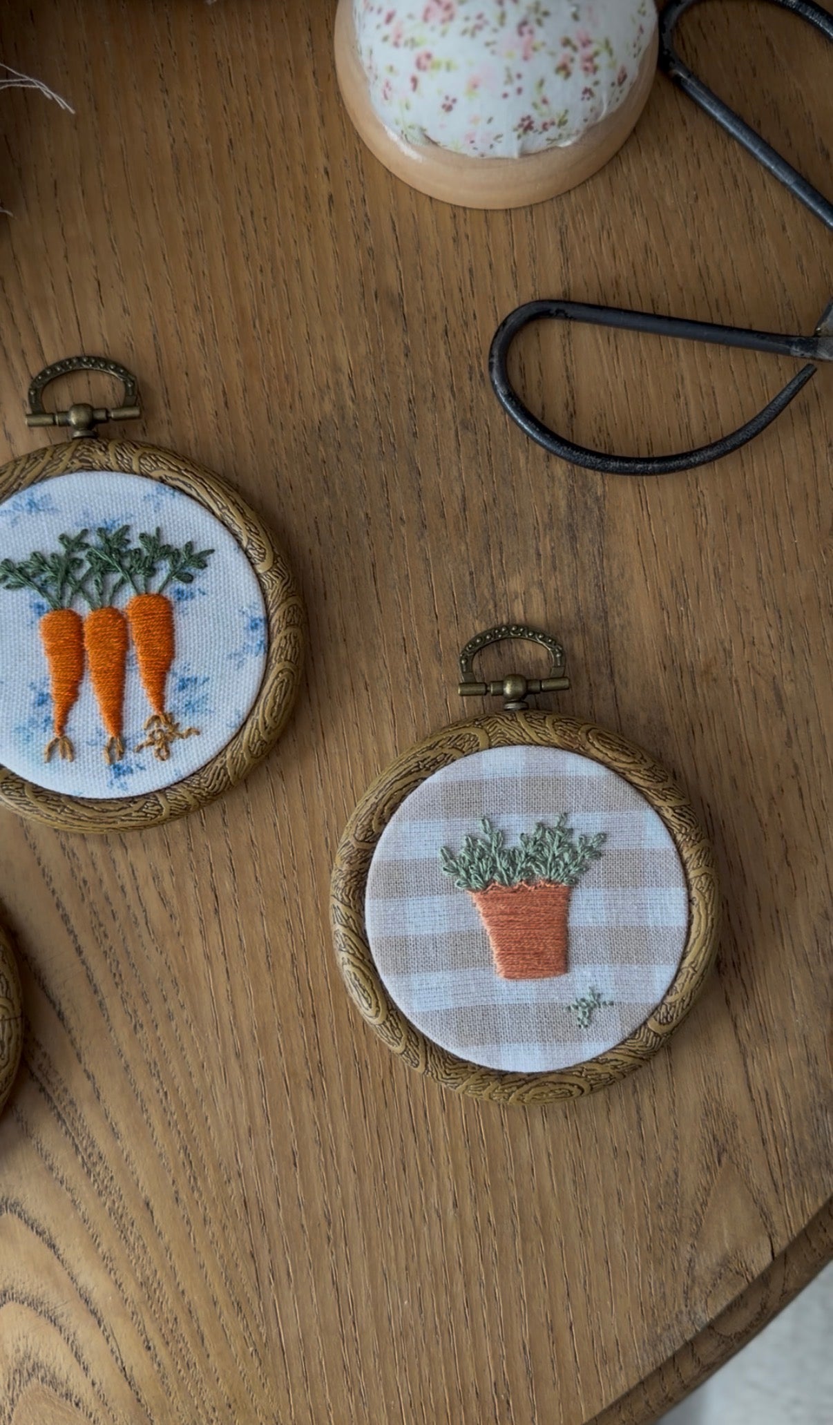 Mini Spring Embroidery Magnets (sold separately)