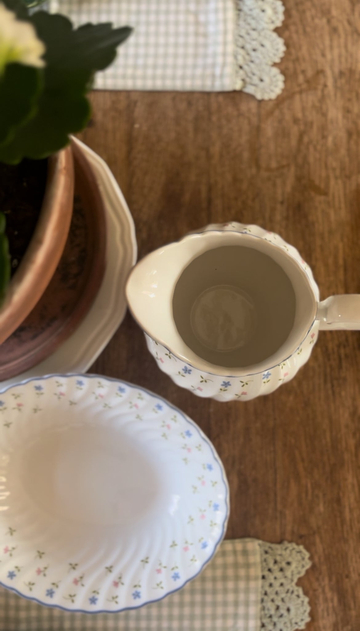 Melody Pattern Johnson Bros China made in England (plates, bowls, teacup, and pitcher sold separately)