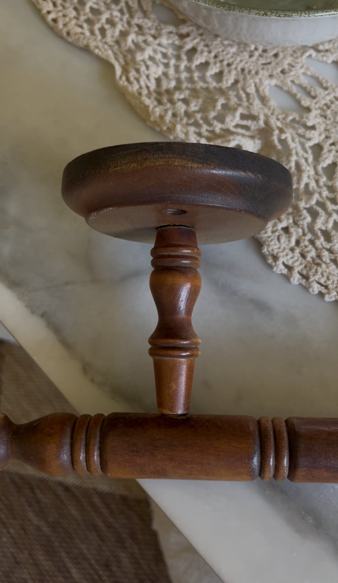 Solid Wood Towel Bar