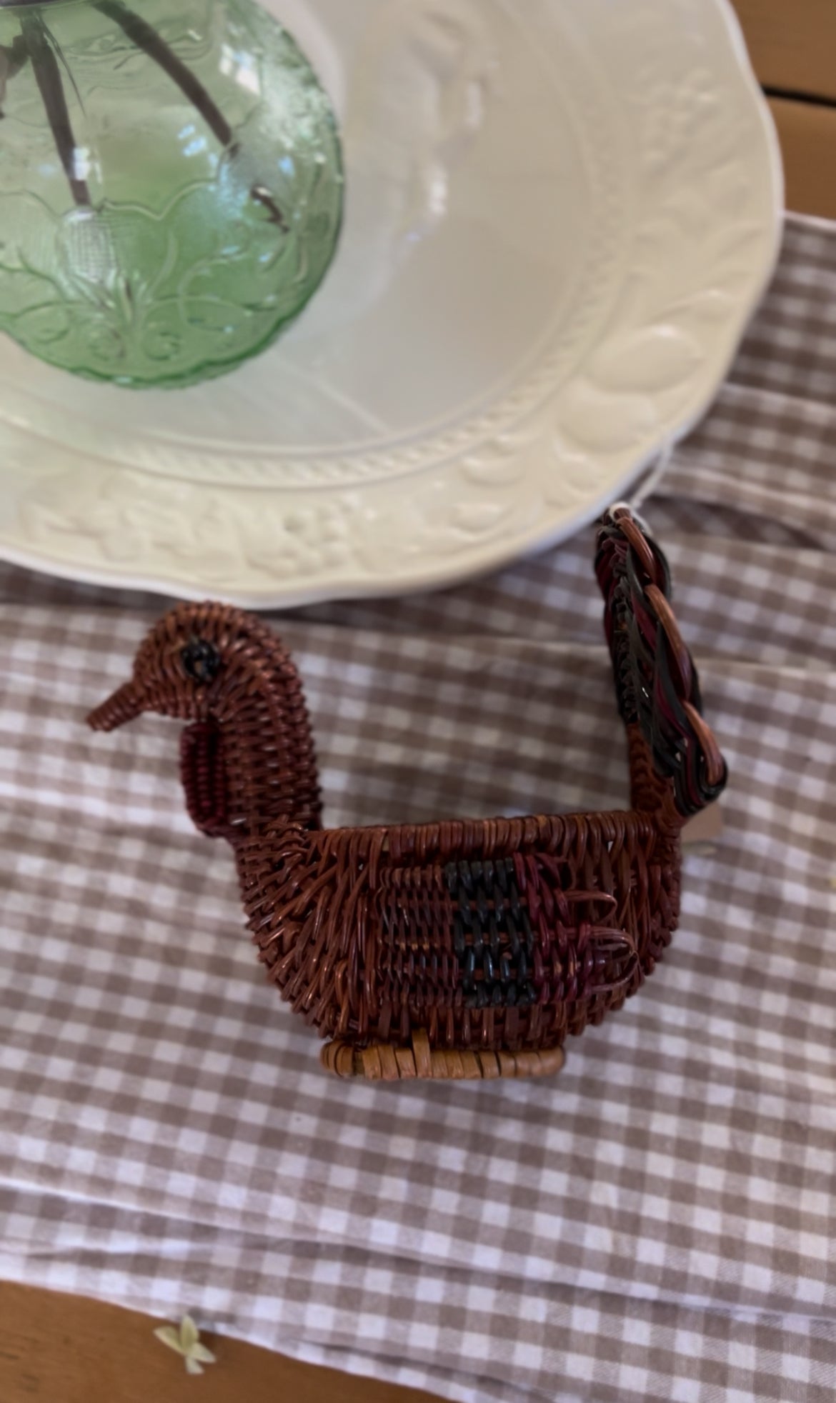 Small Wicker Turkey Basket