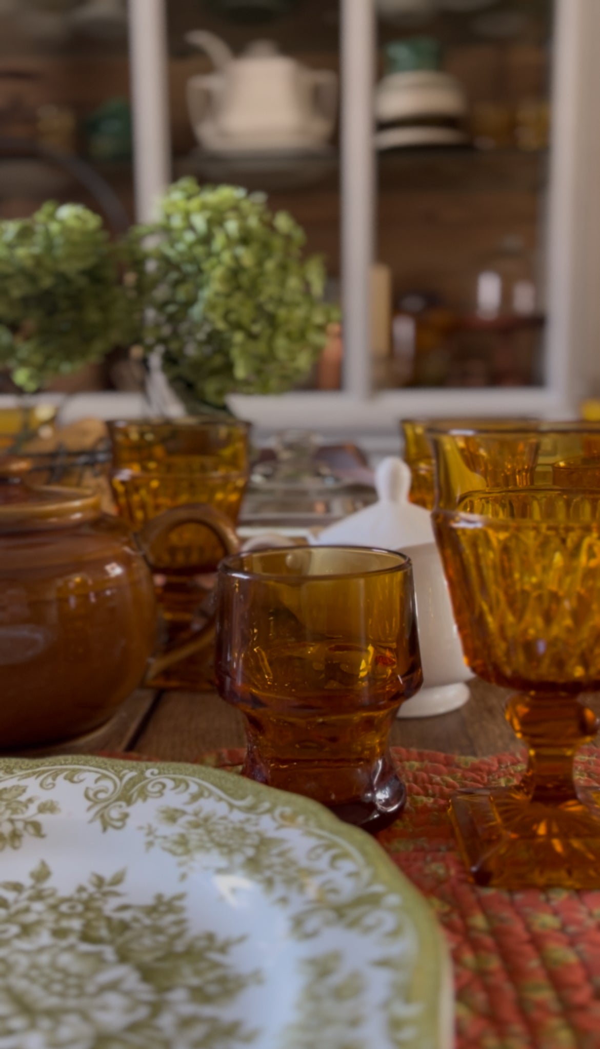 Amber Glassware (sold separately)