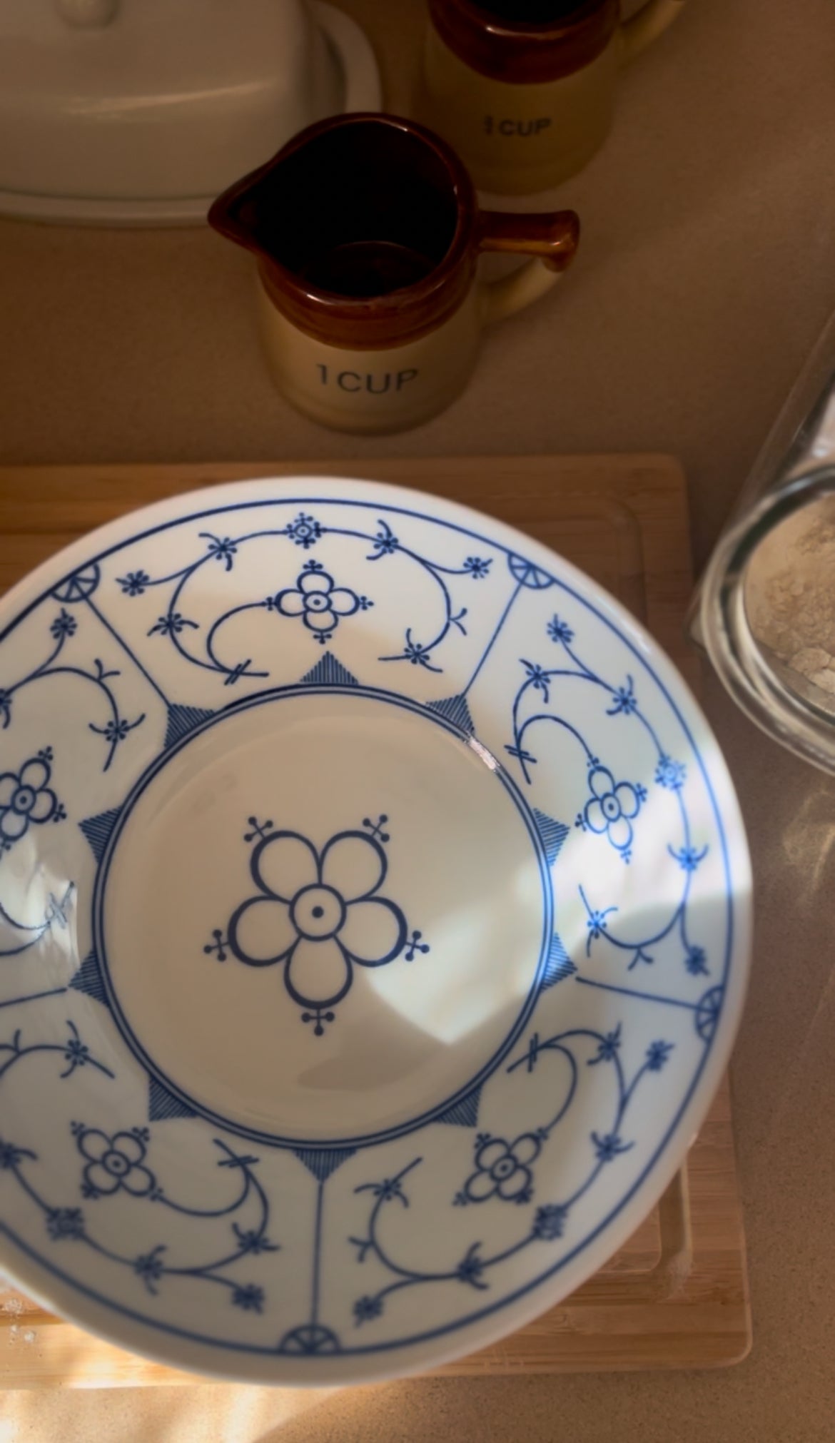 Baruether Indischblau Serving/Mixing Bowl made in Bavaria, Germany