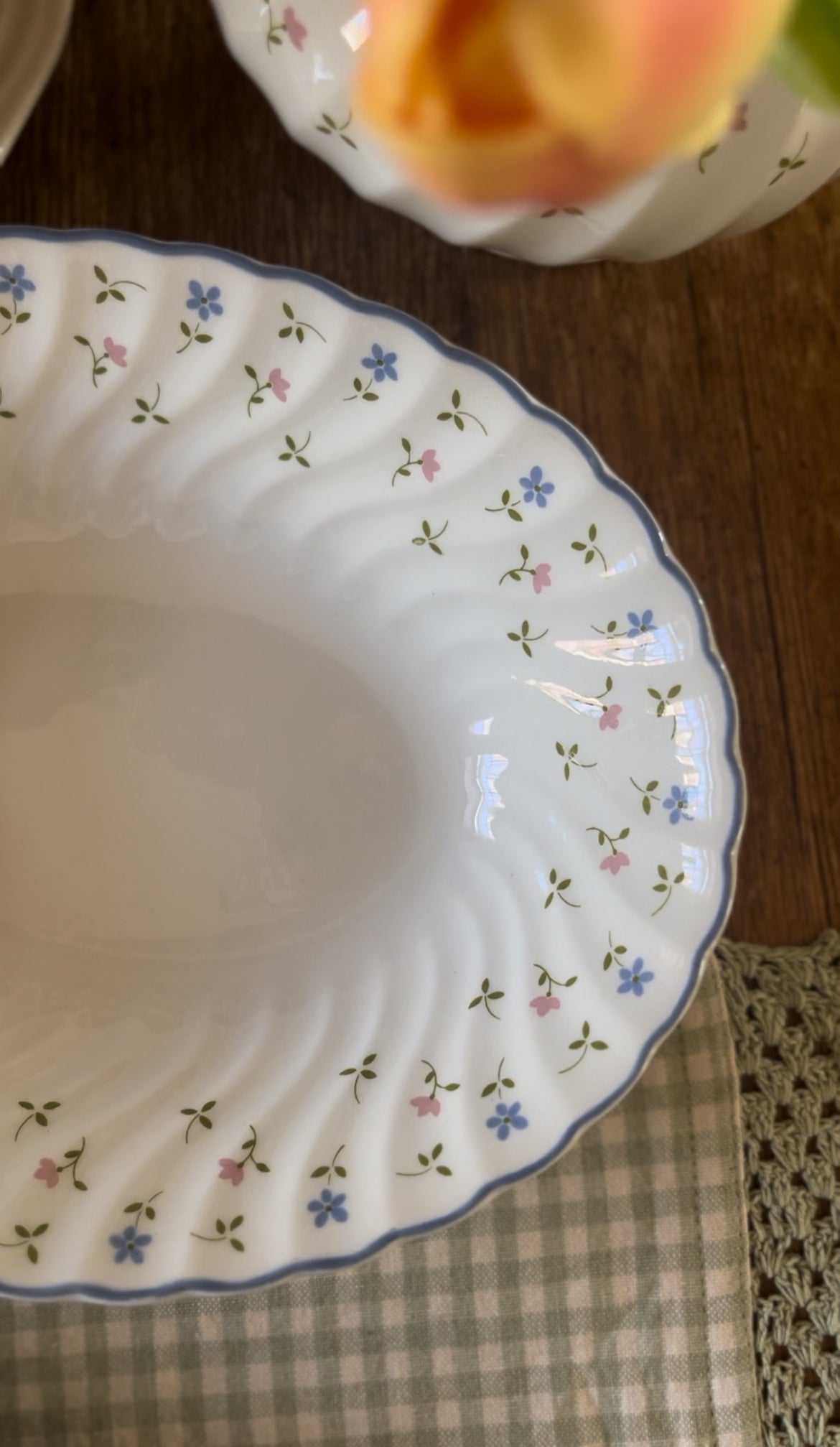 Melody Pattern Johnson Bros China made in England (plates, bowls, teacup, and pitcher sold separately)