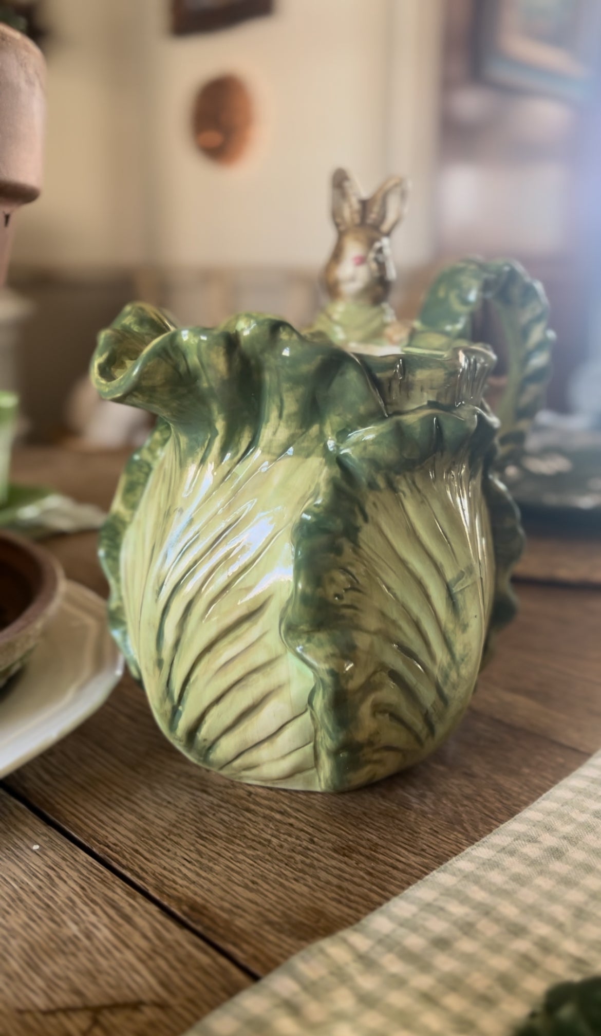 Cabbage Peter Rabbit Pitcher