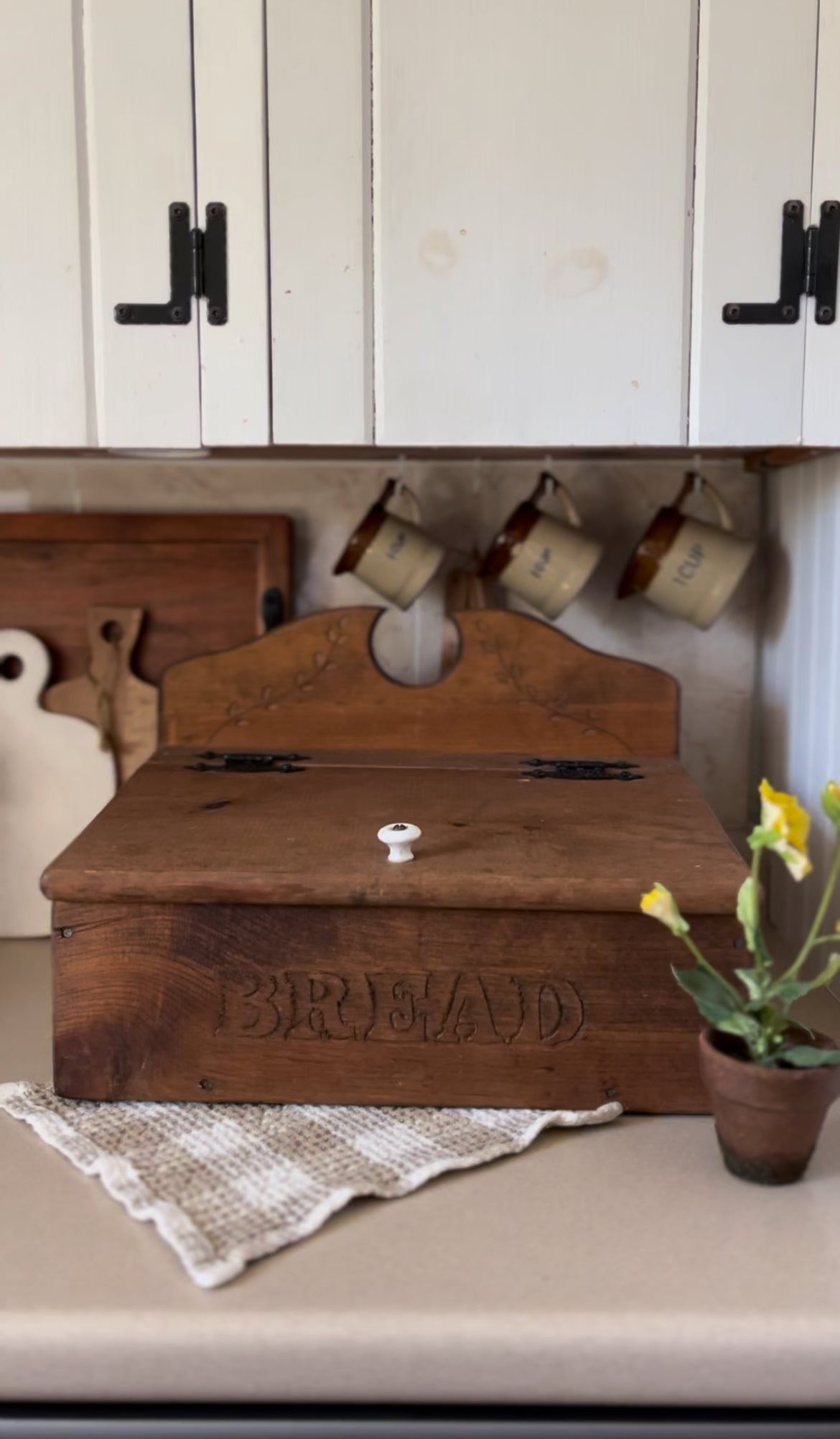 Solid Wood Bread Box
