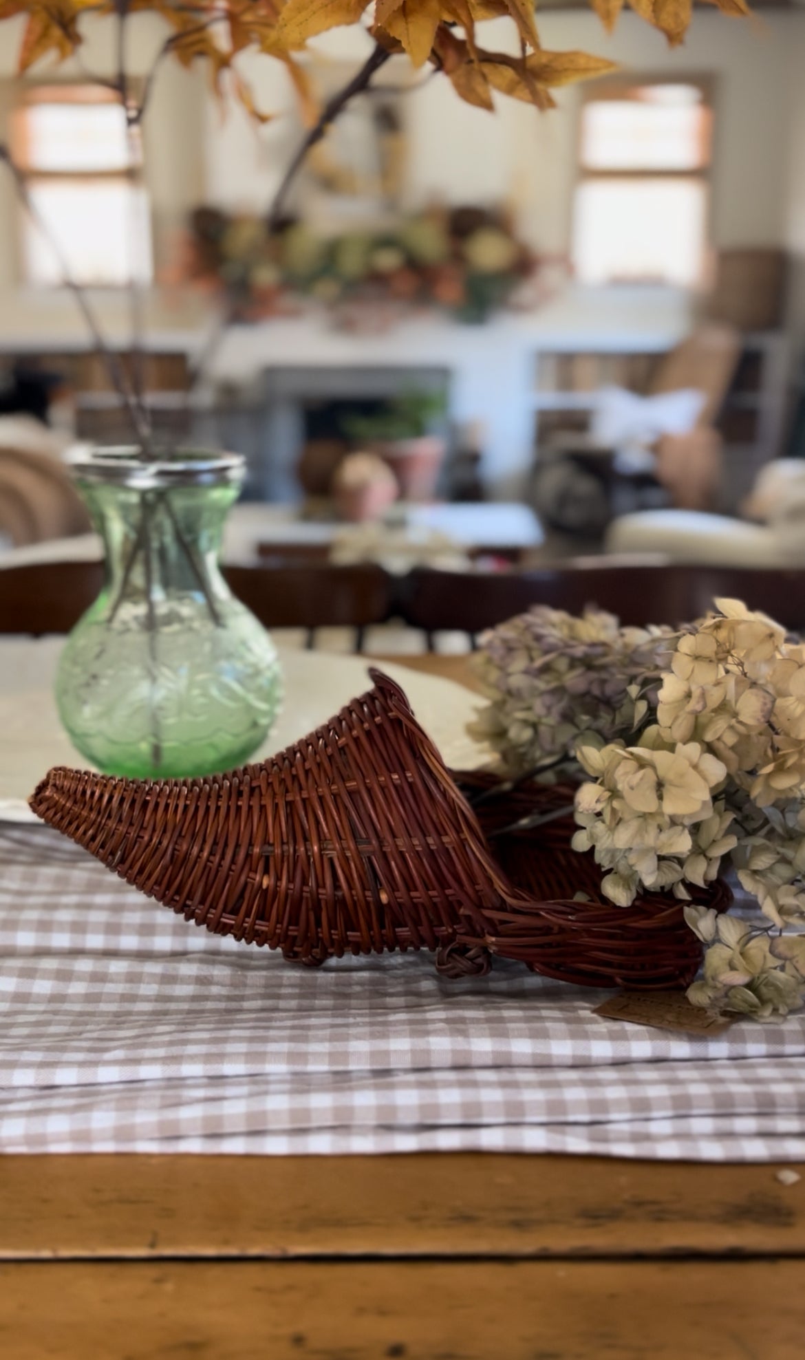 Wicker Cornucopia
