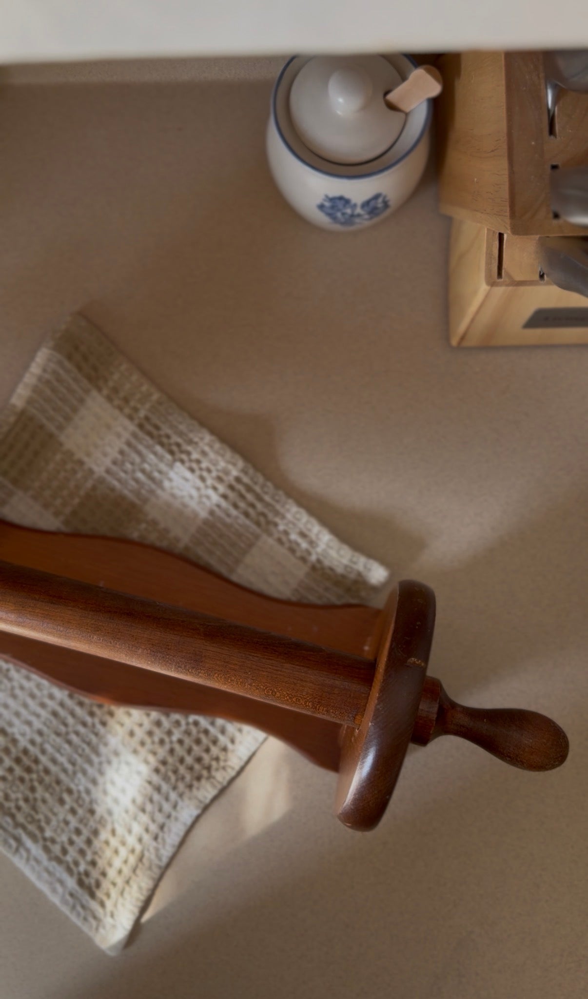 Wooden Paper Towel Holder