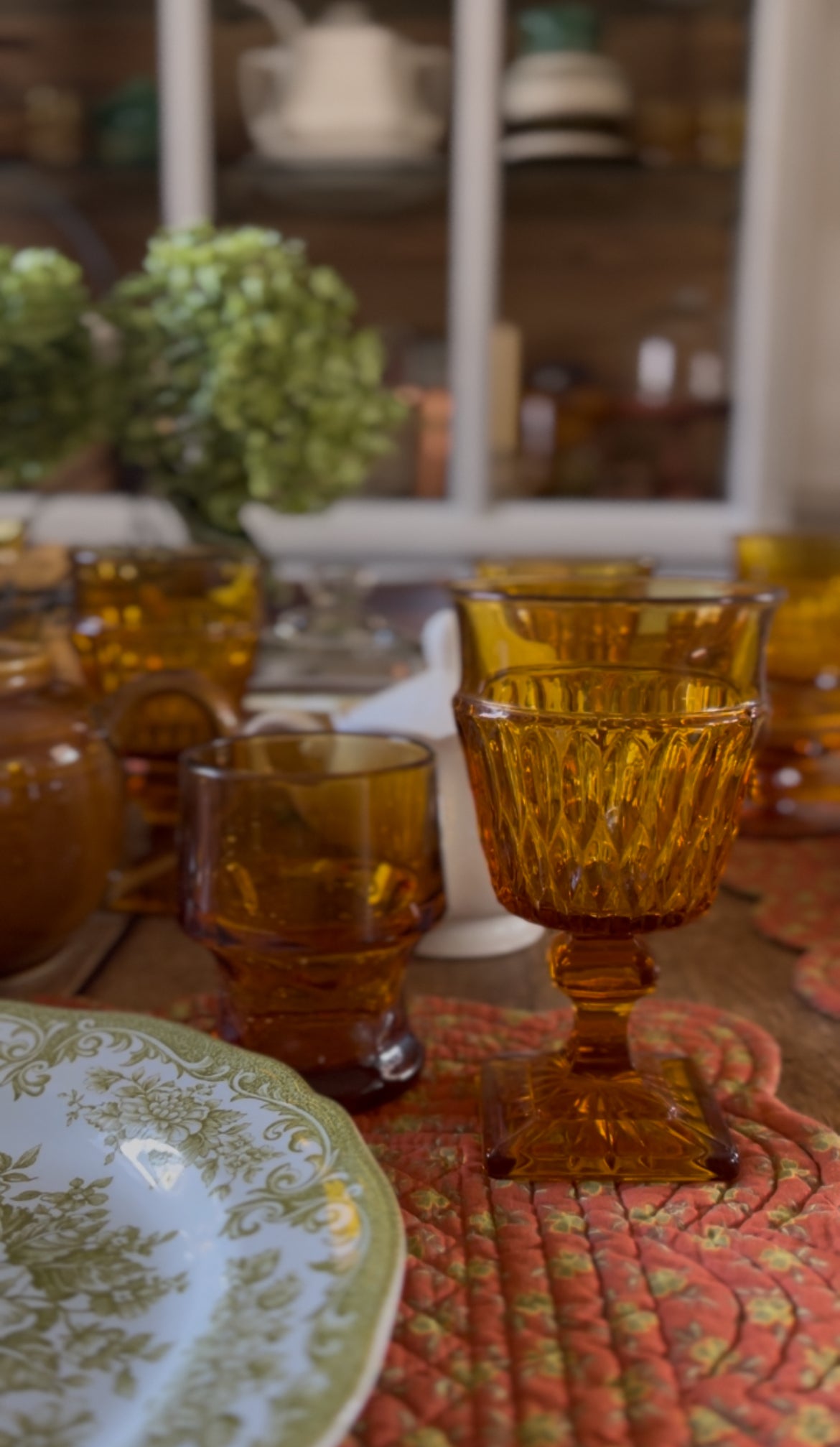 Amber Glassware (sold separately)