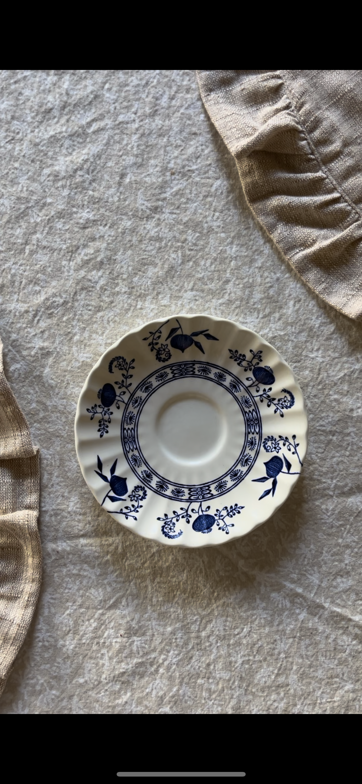 Blue Nordic Plates and Platters (sold separately)