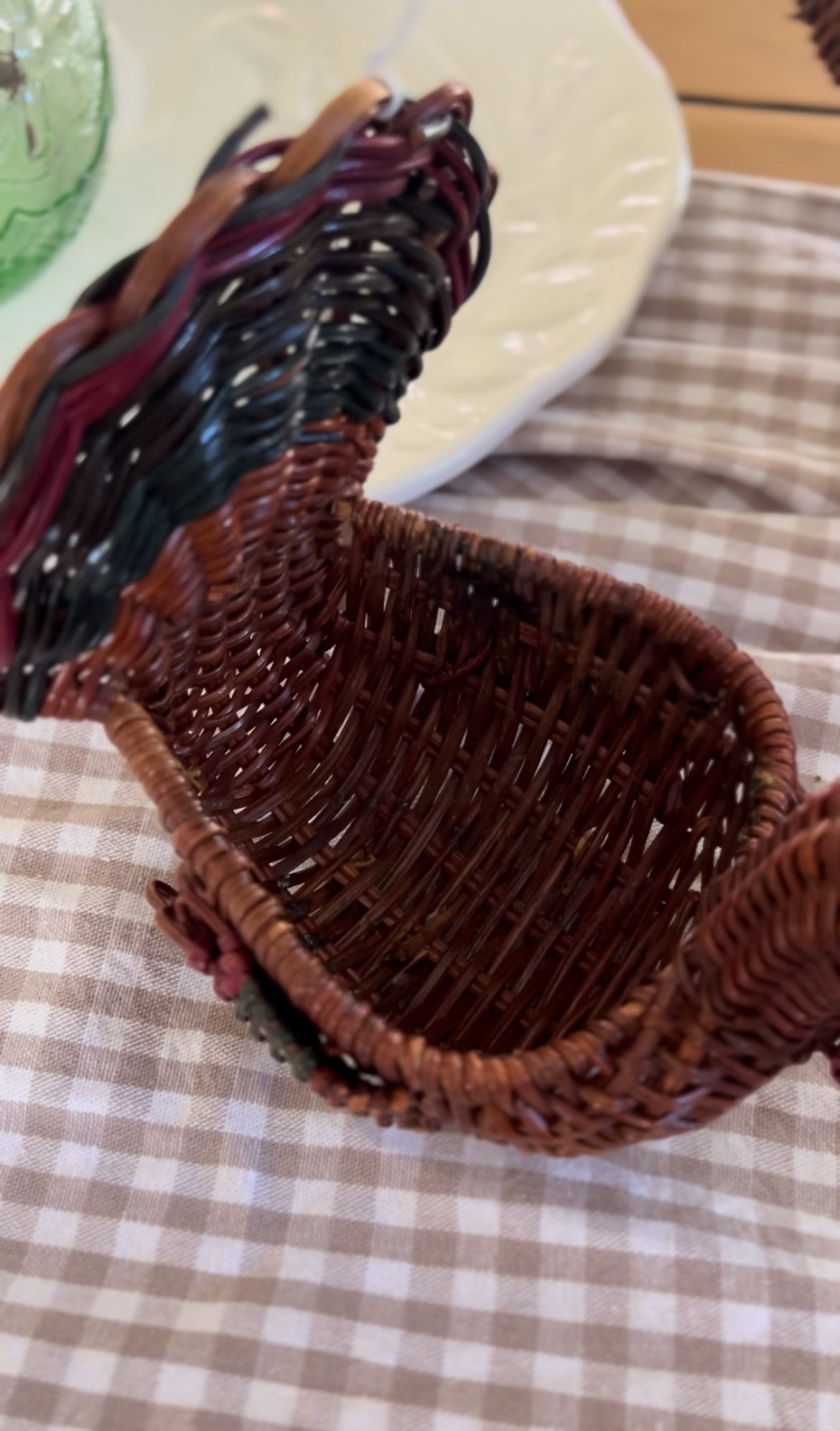 Small Wicker Turkey Basket