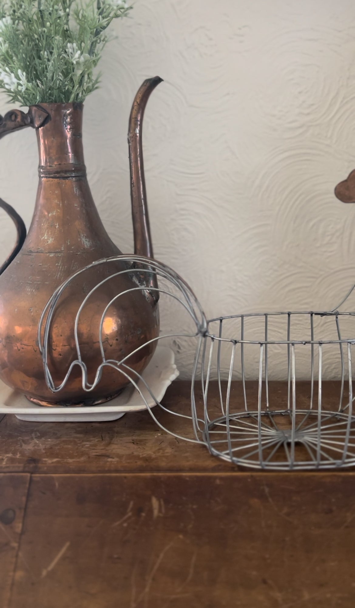 Rooster Egg Basket (fabric carrots included)
