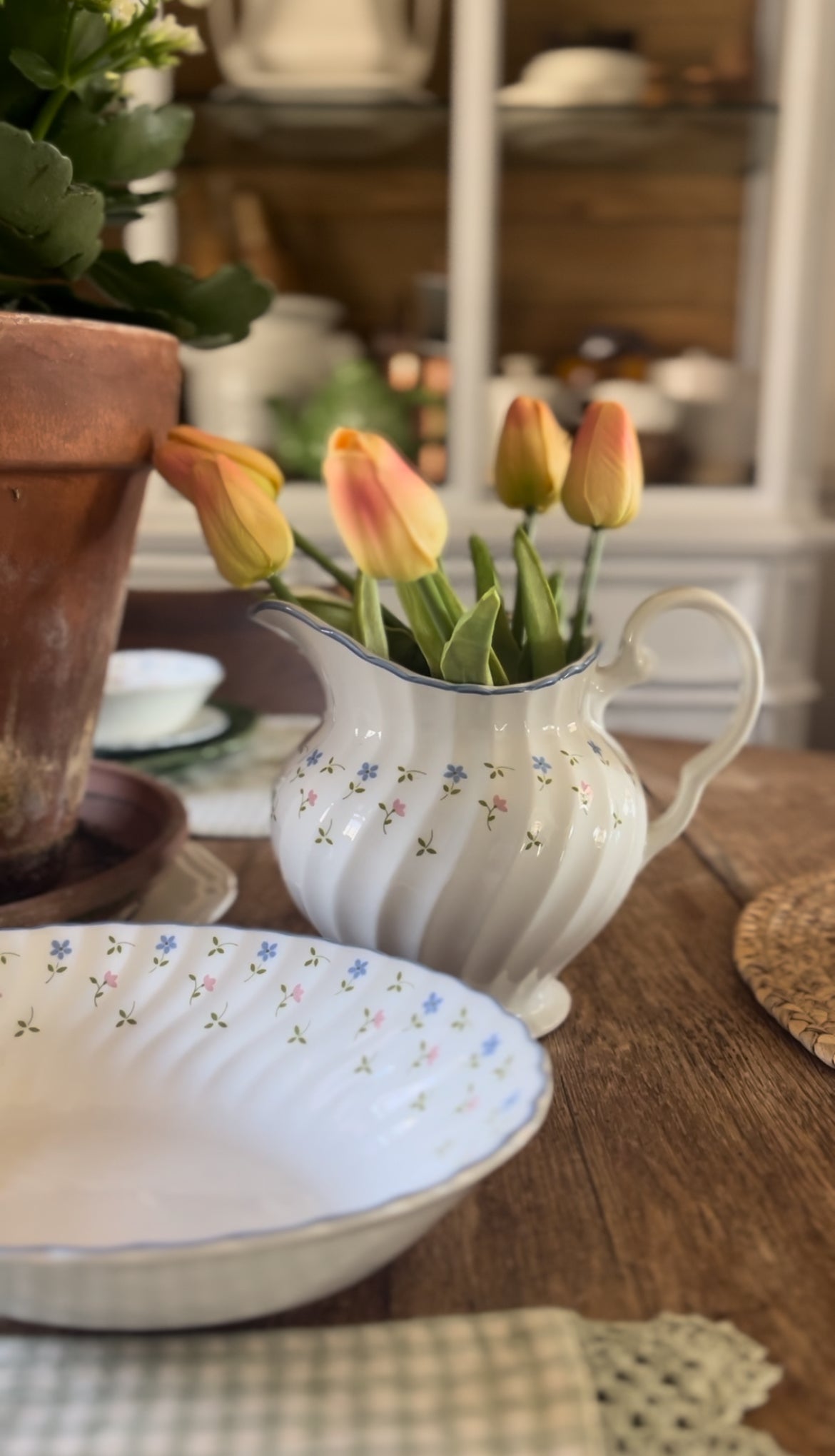 Melody Pattern Johnson Bros China made in England (plates, bowls, teacup, and pitcher sold separately)
