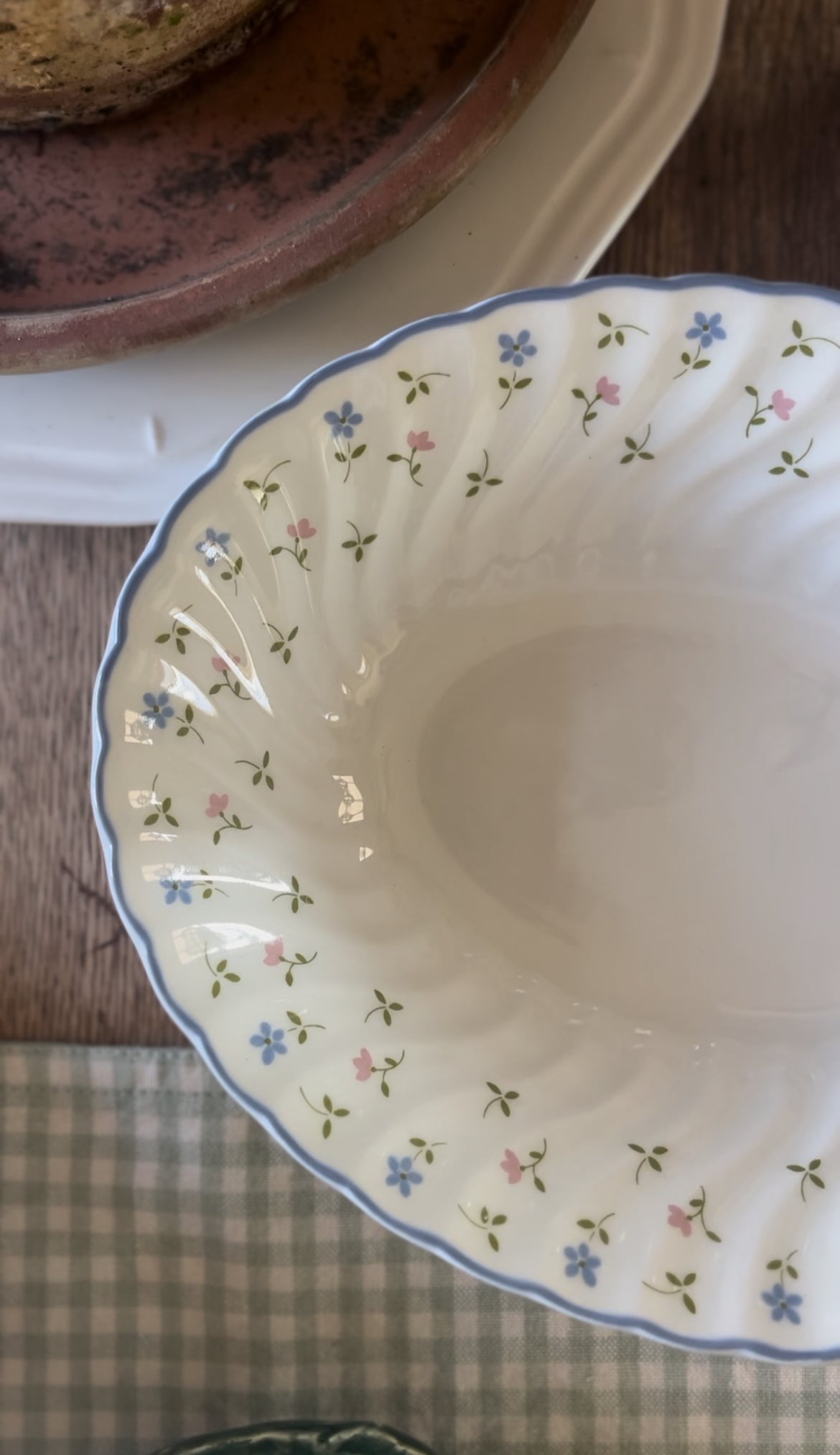 Melody Pattern Johnson Bros China made in England (plates, bowls, teacup, and pitcher sold separately)