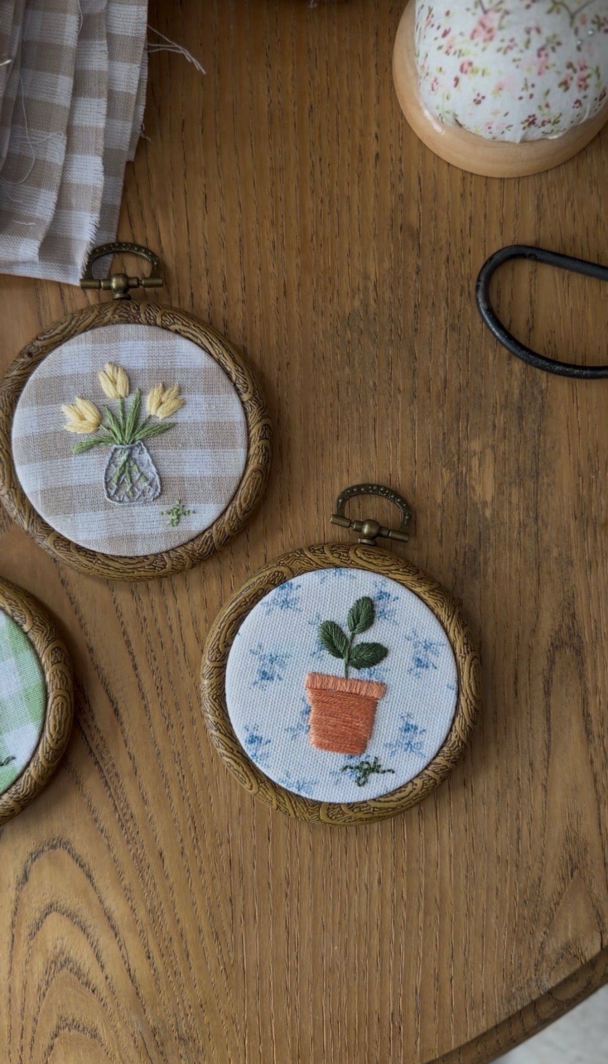 Mini Spring Embroidery Magnets (sold separately)