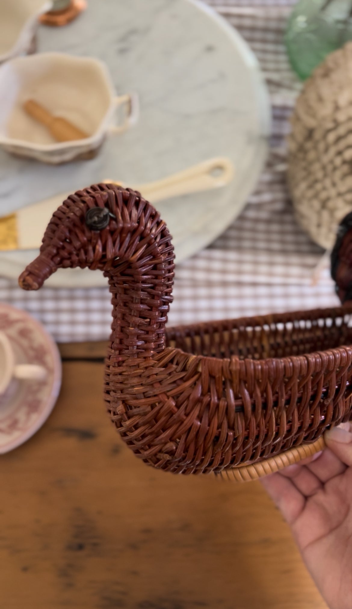 Wicker Turkey Basket