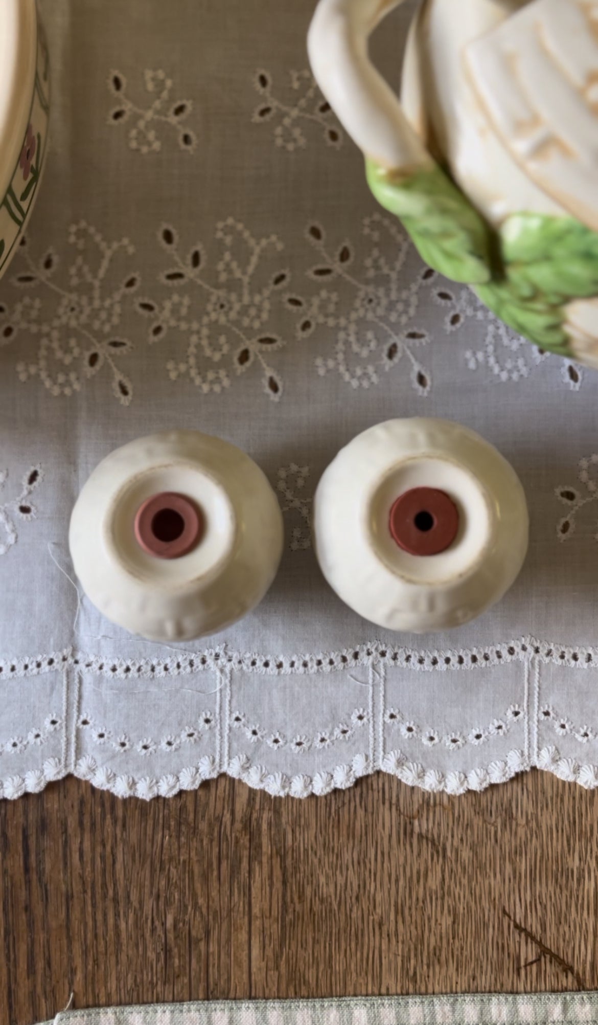 Set of Daisy Salt and Pepper Shakers