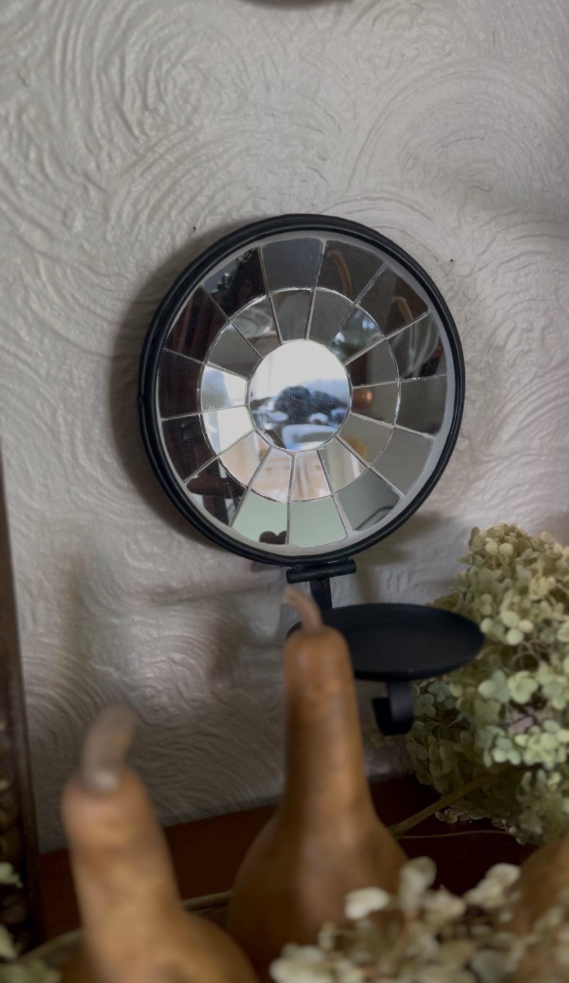 Mirror Back Wall Sconce