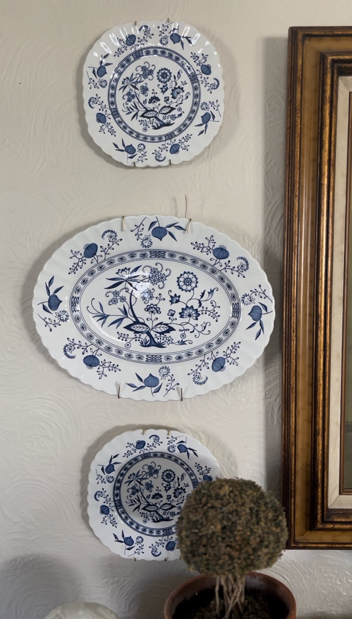 Blue Nordic Plates and Platters (sold separately)
