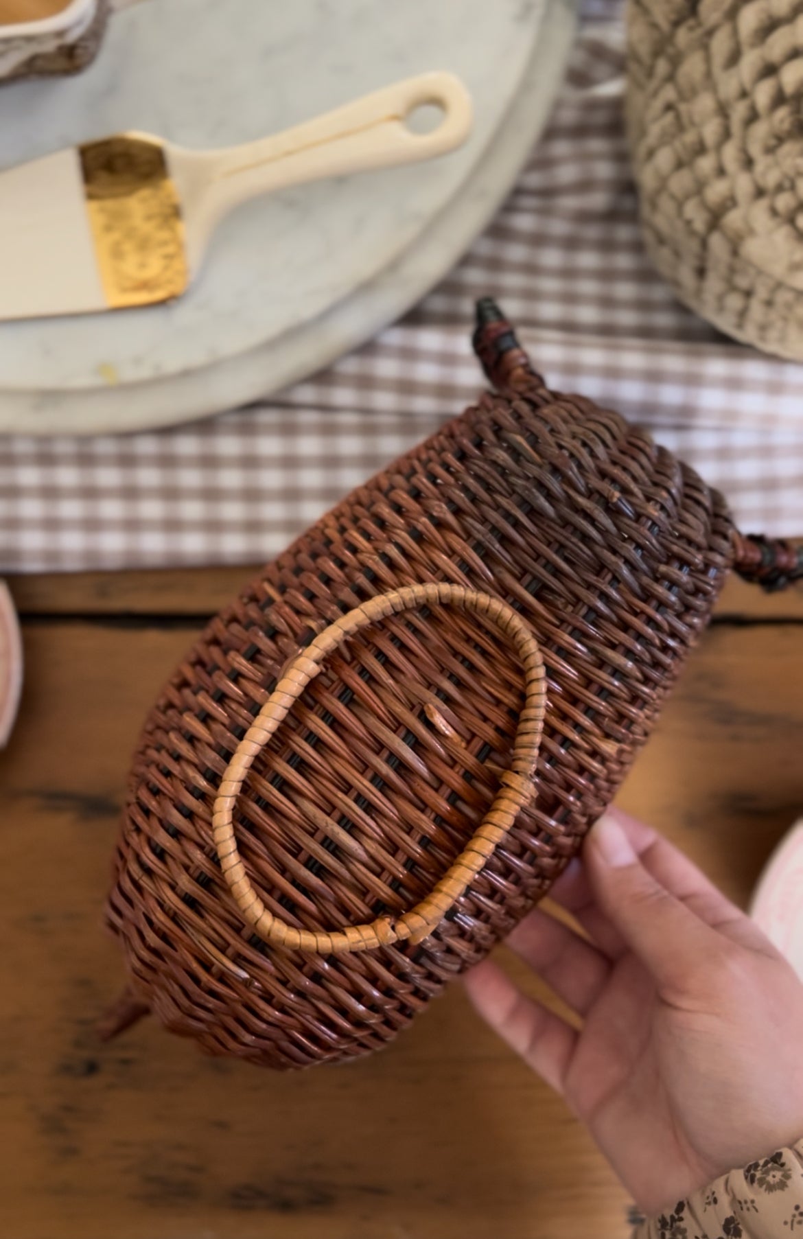 Wicker Turkey Basket