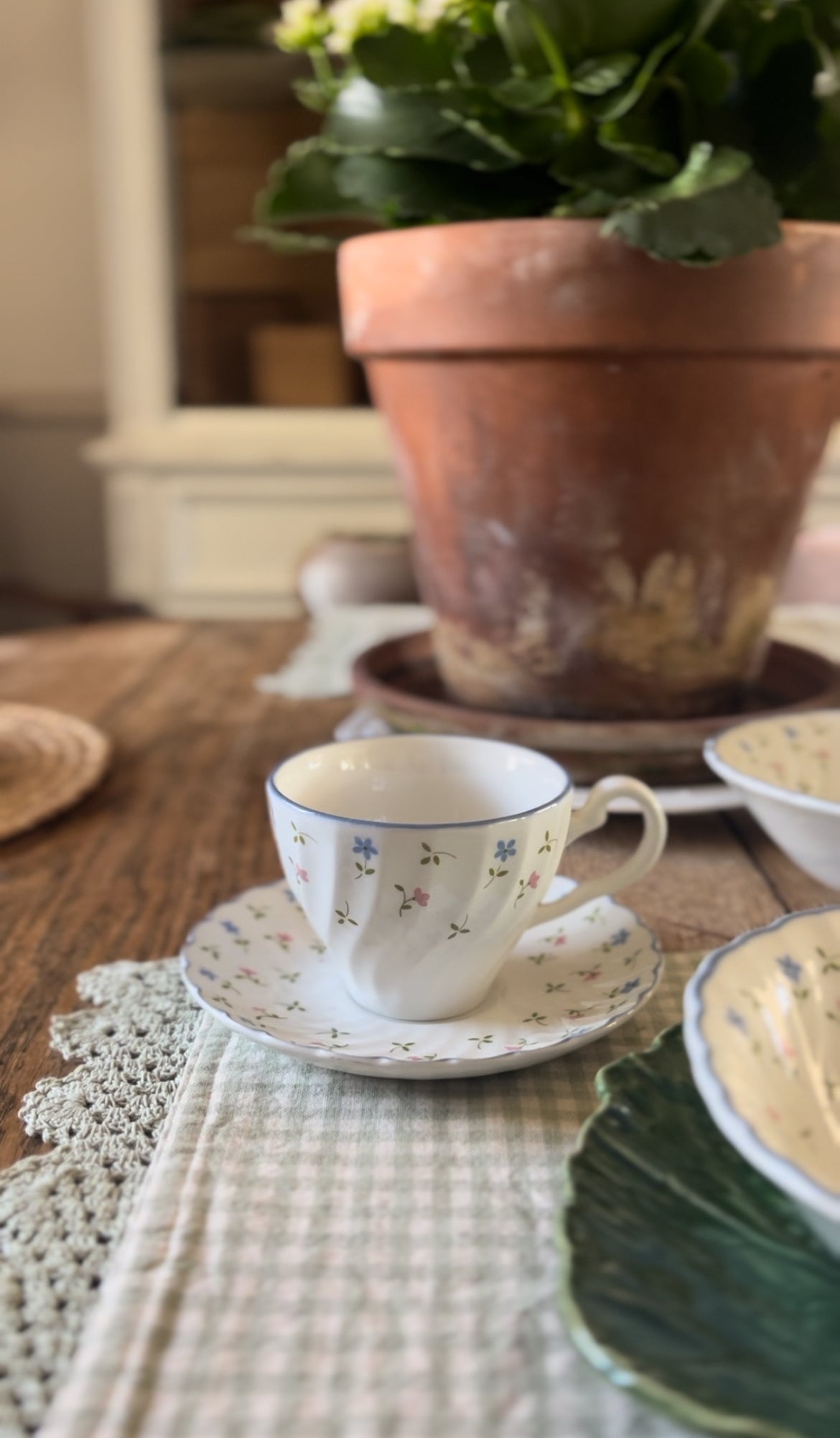 Melody Pattern Johnson Bros China made in England (plates, bowls, teacup, and pitcher sold separately)