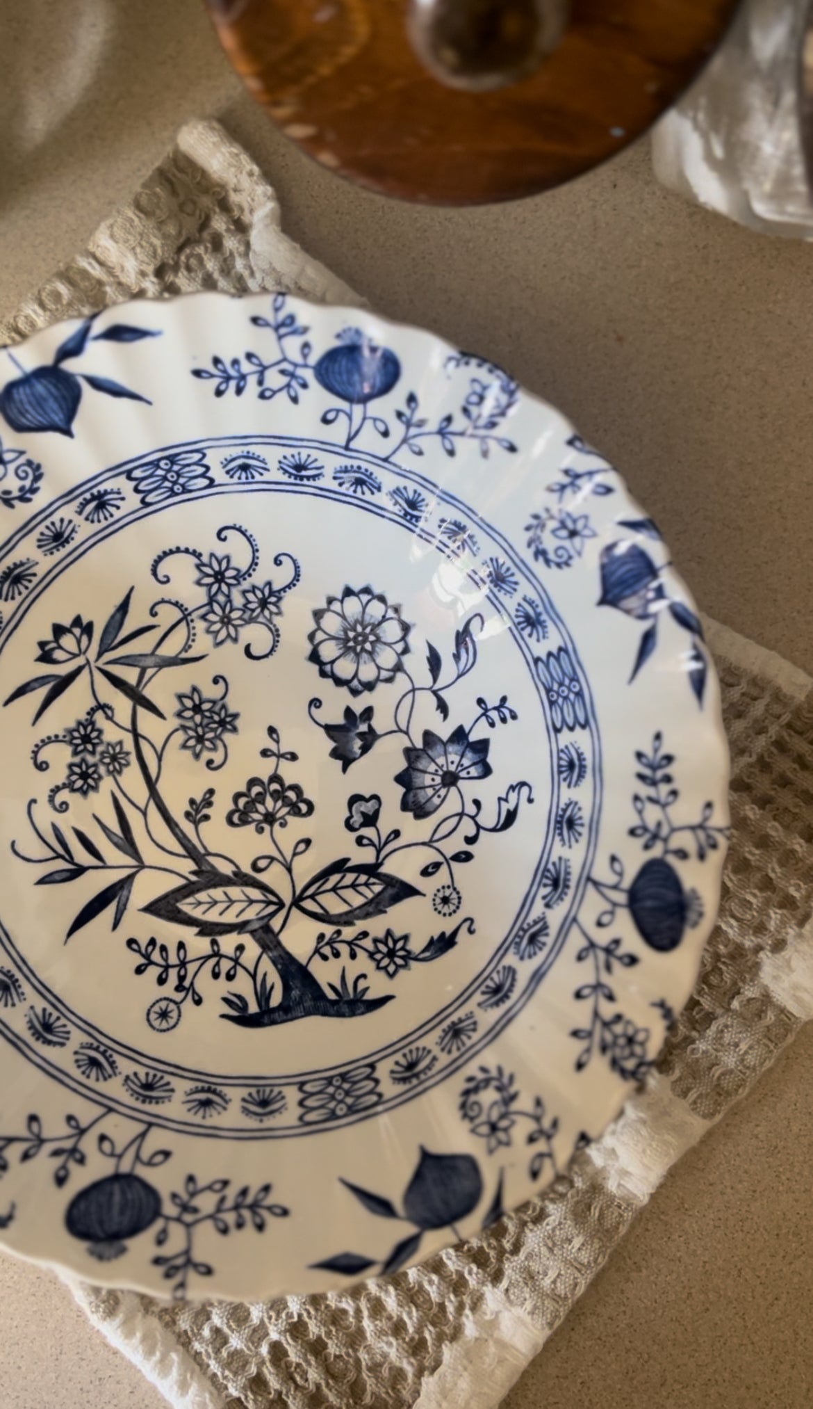 Blue Nordic Mixing Bowl