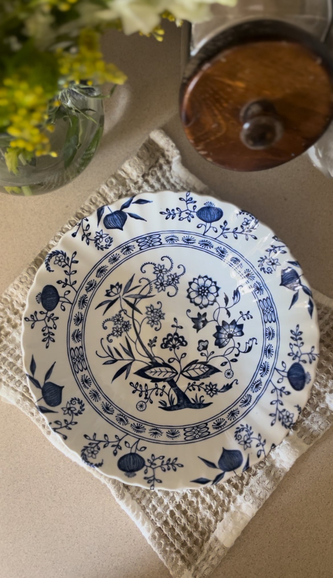 Blue Nordic Mixing Bowl