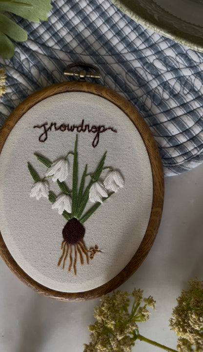 Snowdrop Embroidery