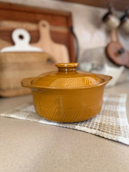 Mustard Colored T. G. Green ltd English Serving Pot