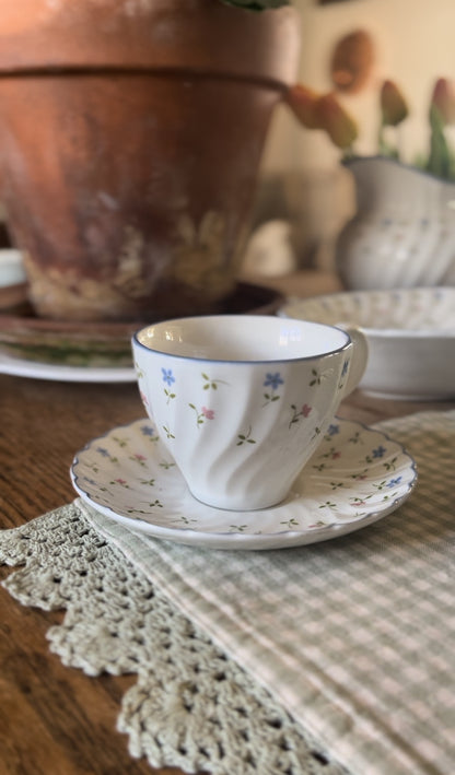 Melody Pattern Johnson Bros China made in England (plates, bowls, teacup, and pitcher sold separately)