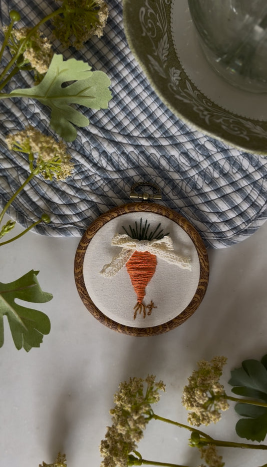 Carrot Embroidery