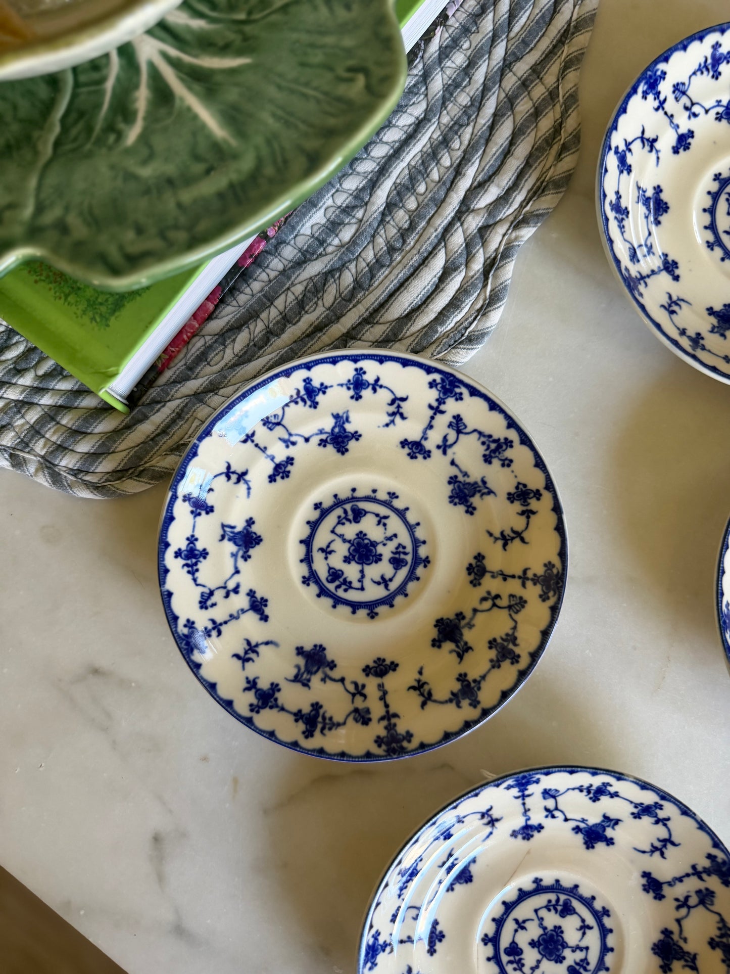 Blue Delft Saucers - (3 left)