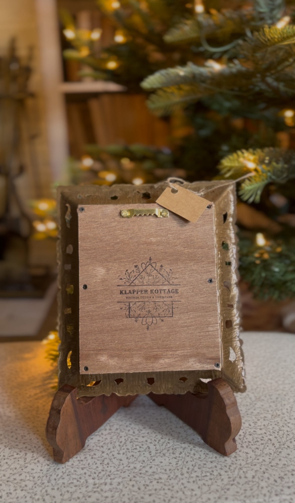 Basket of Winter Greens with Pinecones Embroidery Frame