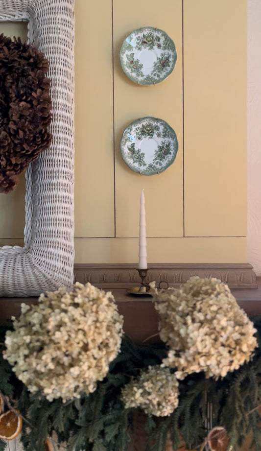 Brass Candle Holder with Tree Candle