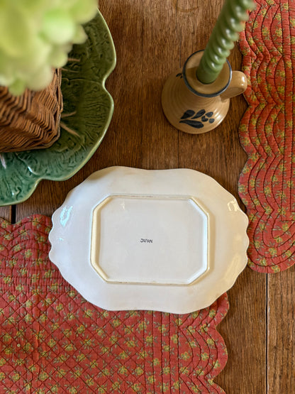 Blue Willow Tray Made in Japan